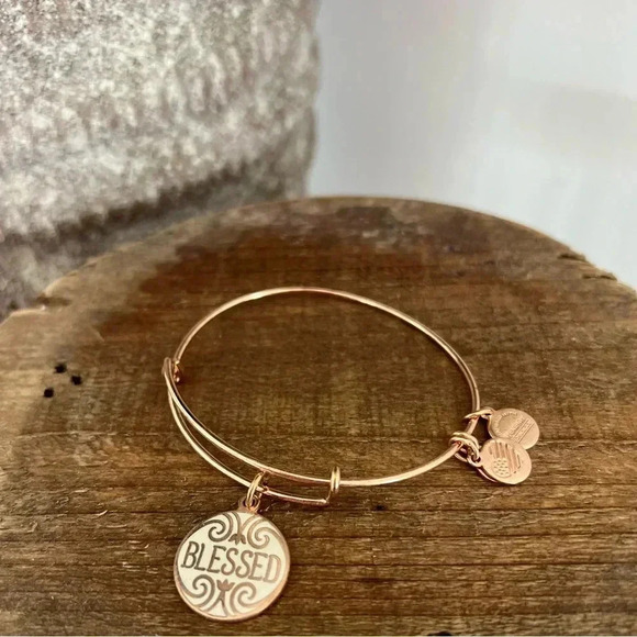 Alex and Ani Jewelry - “Blessed” Charm Bangle Alex and Ani. As shown